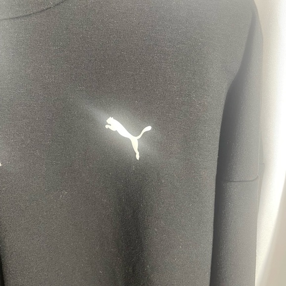 Puma Women's Size XL Black Hoodie Sweater Long Sleeve Casual Activewear - Picture 2 of 9